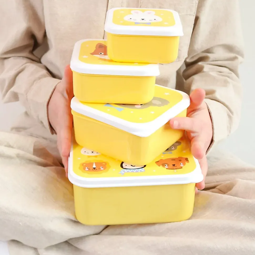 Set de 4 boîtes à goûter A Little Lovely Company