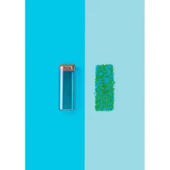 Set de 3 boîtes de conservation en verre avec couvercle 280 ml + 330 ml + 450 ml Tasty Green