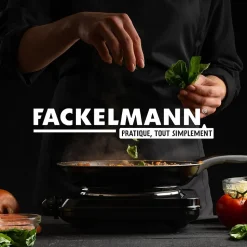 Set de 2 couvercles de cuisson en verre et silicone Fackelmann