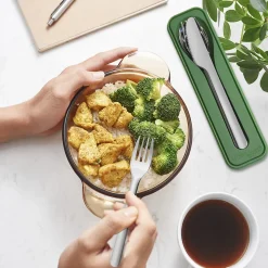 Set de 4 couverts nomades Inox - Mobil' Pocket par Amefa