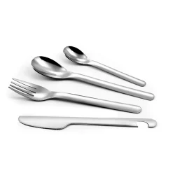 Set de 4 couverts nomades Inox - Mobil' Pocket par Amefa