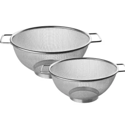 Set de 2 passoires inox 20 cm et 26 cm Fackelmann