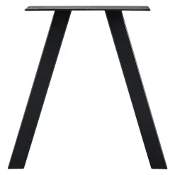 Set de 2 pieds de table Mariager triangulaires en acier 42 x 40 cm en.casa