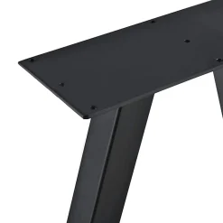 Set de 2 pieds de table Mariager triangulaires en acier 42 x 40 cm en.casa