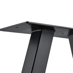 Set de 2 pieds de table Mariager triangulaires en acier 42 x 40 cm en.casa