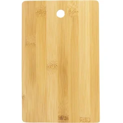 Set de 6 planches à découper en bambou avec socle en métal