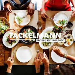 Set de 2 poêles 20 et 28 cm en inox et 2 couvercles en verre Fackelmann Eterna