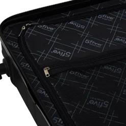 Set de 3 valises ABS 8 roues - Noir- 5five