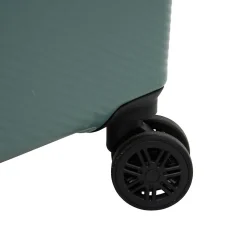 Set de 3 valises ABS 8 roues vert - Vert- 5five