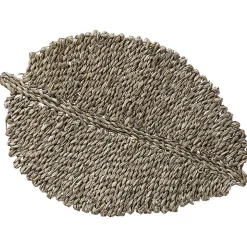 Set de table feuille en roseau (48x33 cm - Naturel)