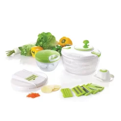 Set essoreuse à salade et mandoline Herzberg HG5057
