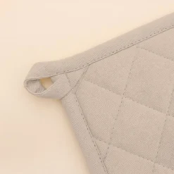 Set gant + manique unis 100% coton