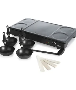 Set Gourmet DOMO - Crepiere/Wok - 4 personnes - 1000W - DO8712W