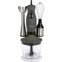 Set Mixeur Plongeant + Batteur + Fouet Inox 200 W Clatronic SMS3777
