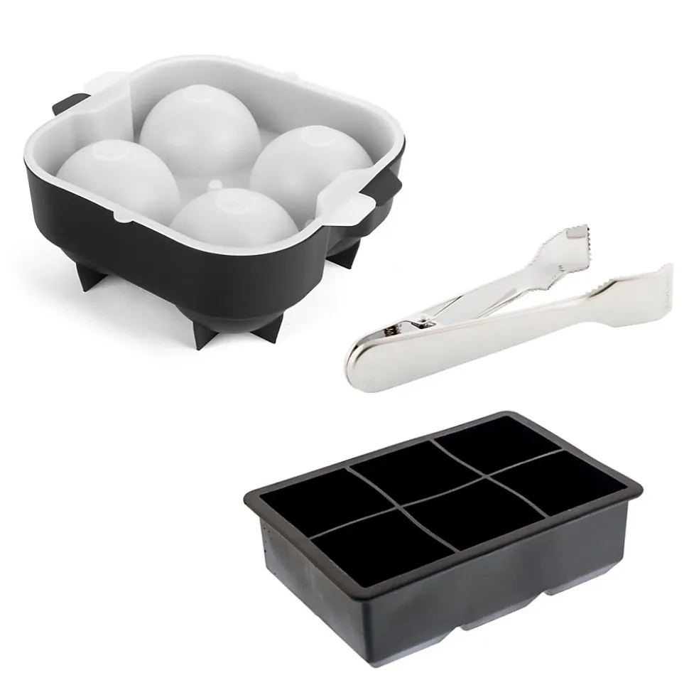 Set moules à glaçons XL Gris - Chill par Koala