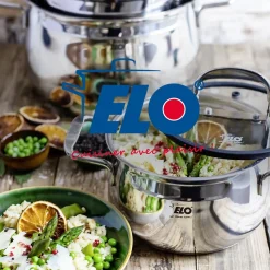 Set Poêle 28 cm céramique sans PFAS et couvercle Elo Prima Cucina