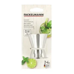 Set Shaker à cocktails en inox 400 ml et Doseur à alcool 2 cl et 4 cl Fackelmann Bar Concept