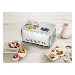 SEVERIN EZ7405 Sorbetiere Yaourtiere 2 en 1 - Fonction innovante pour la realisation de glaces sorbets et de yaourts / inox bros