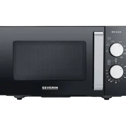Severin MW 7762 Micro-ondes noir, acier inoxydable 800 W fonction grill