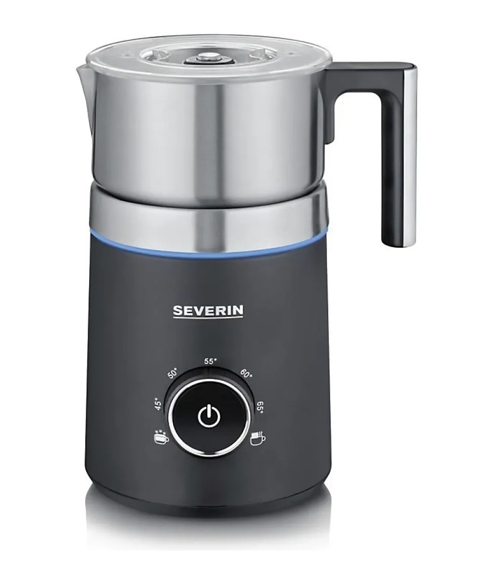 SEVERIN SM3586 Emulsionneur de lait / Chocolatiere Spuma 700, Mousse de lait onctueuse, Le lait ne brûle pas, Capacité : 700 ml