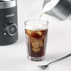 SEVERIN SM3586 Emulsionneur de lait / Chocolatiere Spuma 700, Mousse de lait onctueuse, Le lait ne brûle pas, Capacité : 700 ml