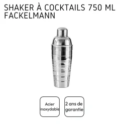 Shaker à cocktails en inox 750 ml Fackelmann Bar Concept