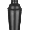 Shaker Cobbler - 3 pièces, Collection BarUp, 85x(H)240mm - Hendi - Noir - l9- L9- P0.1- h24- Acier Inoxydable