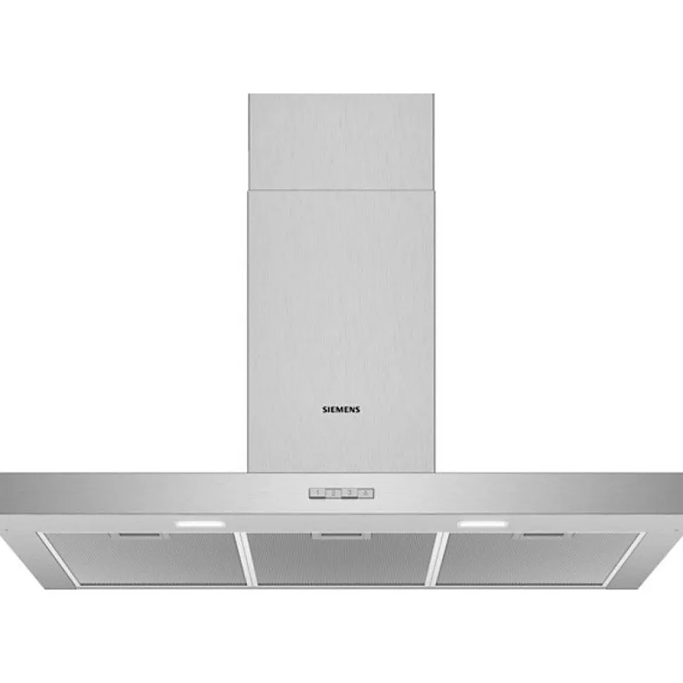 SIEMENS Hotte décorative 90 cm 619 m3/h inox - LC96BBC50