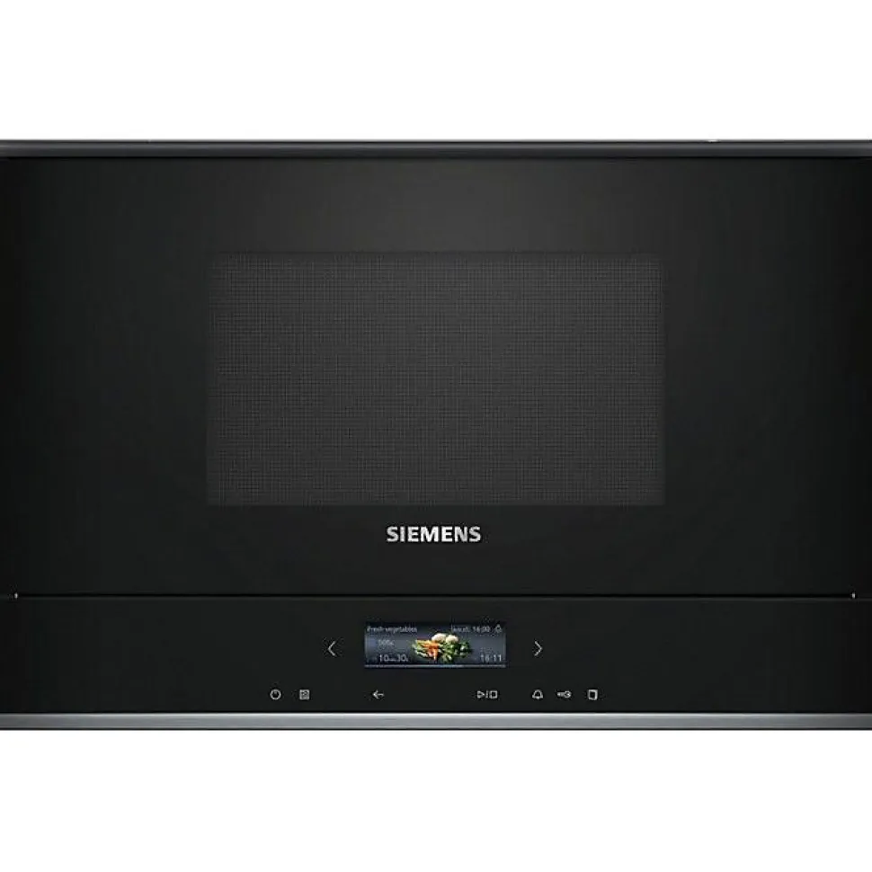 Siemens Micro-ondes encastrable 21l 900w noir - BF722L1B1