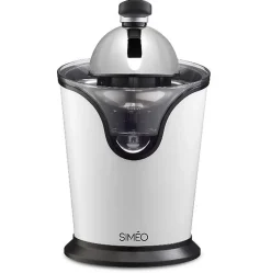 SIMEO Presse agrumes bras articulé 2 cônes filtre - Blanc
