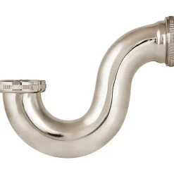 Siphon baignoire laiton chromé - 1'1/2 - Diamètre 40 mm - Valentin