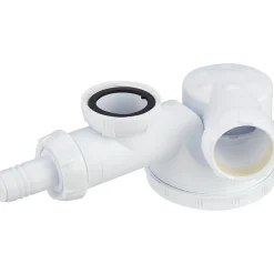 Siphon d'évier avec prise M.A.L. - Wirquin Pro - 1'1/2 - Diamètre 40 mm