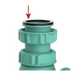 Siphon en filet de pêche recyclé à 92 % Valentin réglable de 48 à 103 mm