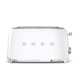 Smeg Grille-pain 2 fentes 1500w blanc - tsf02wheu