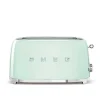 Smeg Grille-pains 2 fentes 1500w vert d'eau - tsf02pgeu