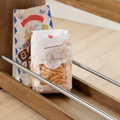 SoBuy Chariot de Rangement 4 Niveaux avec Barres Anti-Roulis 60x185x81cm