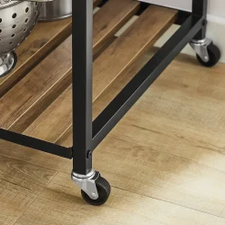 SoBuy Desserte Roulante Industrielle en Acier Stable 110 x 45 x 92 cm