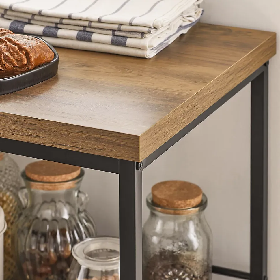 SoBuy Desserte Roulante Industrielle en Acier Stable 110 x 45 x 92 cm