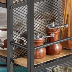 SoBuy FKW99-N Desserte de Cuisine Roulante Multifonctionnelle avec Roulettes, Chariot de Service Pratique