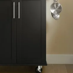 SoBuy FKW110-SCH Desserte Roulante Multifonctionnelle Chariot de Cuisine avec Roulettes Noir