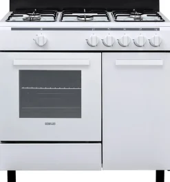 SOGELUX Cuisinière à gaz CG9501 Butanette blanche