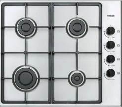 SOGELUX Plaque gaz 4 feux PG604XF 60cm inox