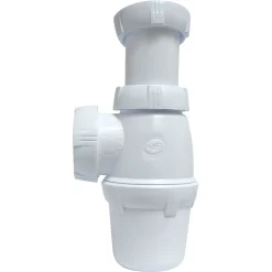 Somatherm For You - Siphon d'évier réglable NF avec joint intégré - Evacuation diam 40