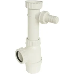 Somatherm For You - Siphon évier réglable avec prise pour mâchine à laver 40/49