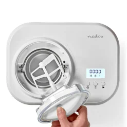 Sorbetière 1L compresseur intégré Blanc NEDIS