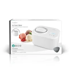 Sorbetière 1L compresseur intégré Blanc NEDIS