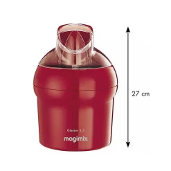Sorbetière 1.5l 15w rouge Magimix 11669 le glacier