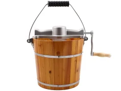 Sorbetière électrique GIVRETO en bois 3.5 L