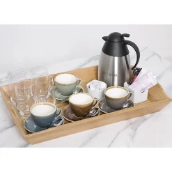 Soucoupe Espresso Grise - 140 mm - Lot de 6