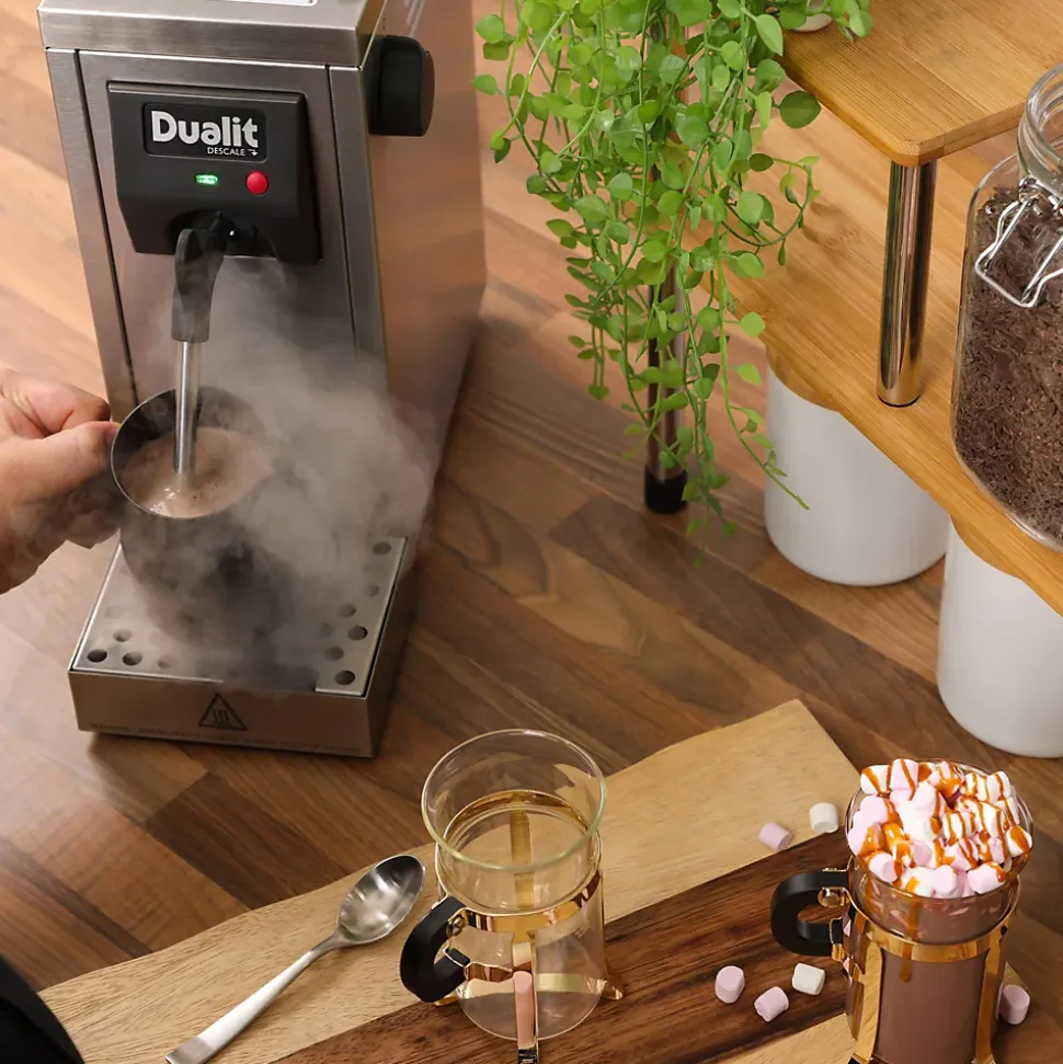 Steamer à lait 850 ml acier inoxydable brossé Dualit 84851 cino